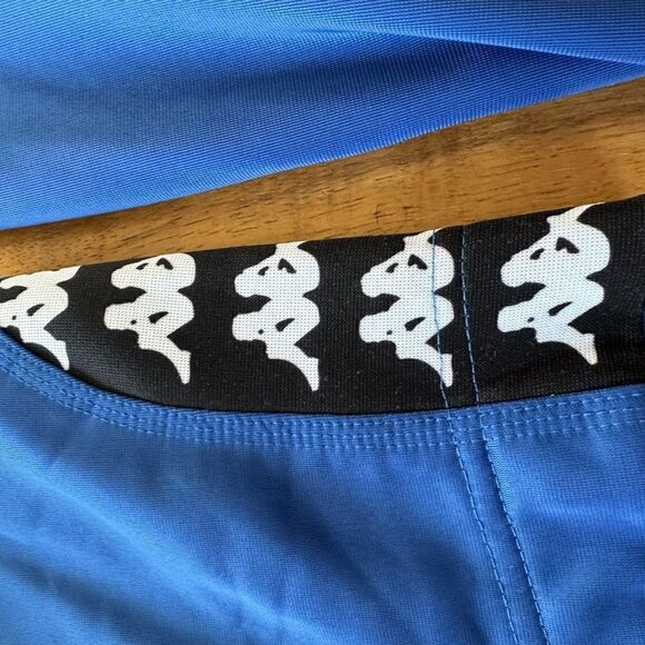 KAPPA royal blue zip jacket with black and white logo. Size large - Picture 3 of 13
